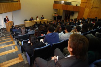 Clase inaugural de Derecho en Concepción