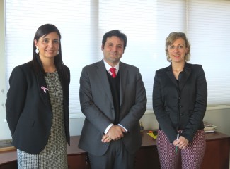 Florencia Jofré, Andrés Cruz y Nadege Picod
