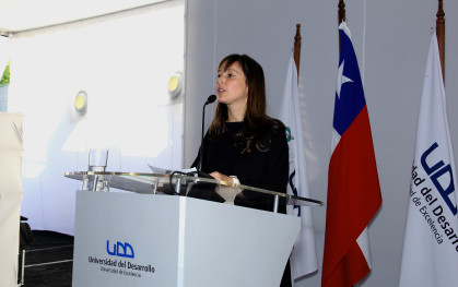 La coordinadora de Odontología, Marcela Oyarzún