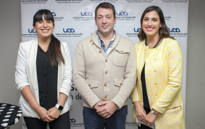 Gabriela Riquelme, Jorge Salvo y María de los Ángeles Toro