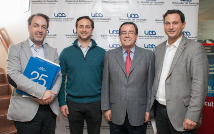 Gonzalo Müller, Emilio Armstrong, Victor Lobos y Enrique Van Rysselbergue