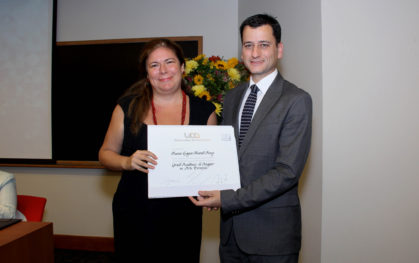 Susana Alvarado, alumna excelencia 2013