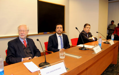 José Joaquín Brunner, Mauricio Bravo y Luis Riveros