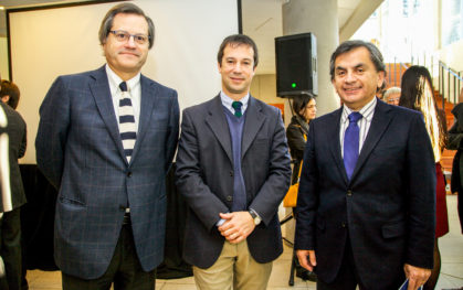 Ricardo Ronco, Lucas Palacios y Sergio Hernández