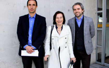Juan Carlos Jobet, Rosanna Costa y Gonzalo Blumel