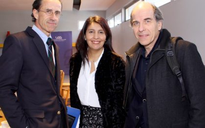 Carlos Williamson, Jessica Cartajena y Álvaro Fischer