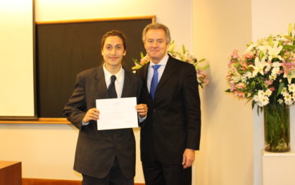 Matías López, alumno de la carrera de Cine