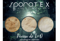 Sporatex, un biotextil creado a base de micelio de hongos Sporatex