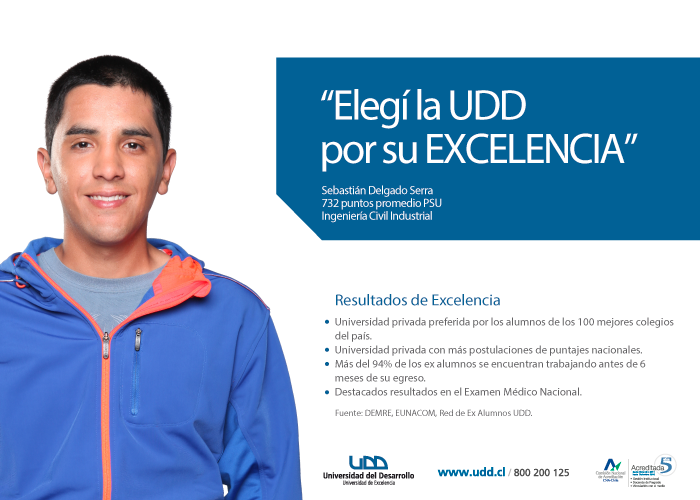 Yo Elegi la UDD - Sebastian Delgado