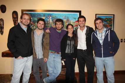 Dr  Cavagnaro, Raimundo De La Fuente, Lawrence Walbaum, Josefina Molina, Rodrigo Guiloff y Thomas Haecker