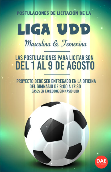 liga udd afiche