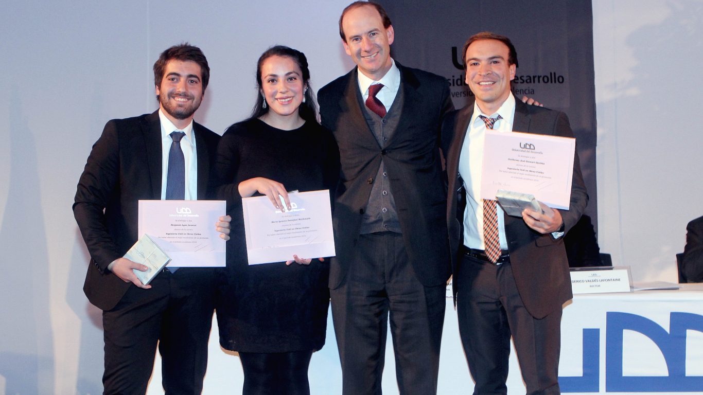 Alumnos y profesores recibieron distinción a la Excelencia - UDD