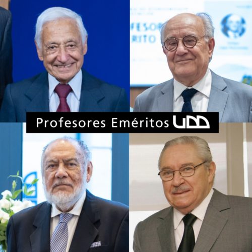 UDD otorga la distinción "Profesor Emérito" a cuatro académicos