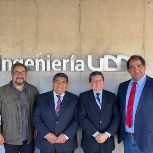 Ingeniería UDD se reunió con autoridades de Minería de Perú e India 