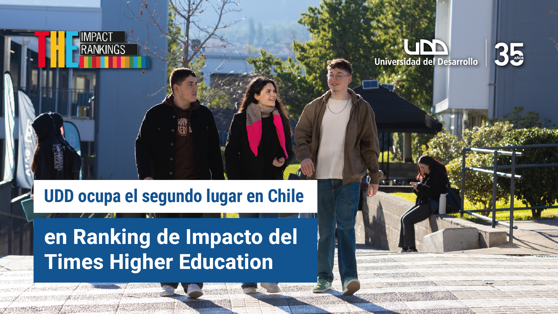 UDD ocupa el segundo lugar en Chile en Ranking de Impacto del Times ...